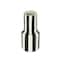 11" White & Black Stripes Round Wide Ceramic Vase
